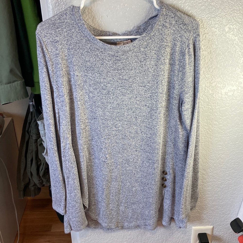Heathered top
